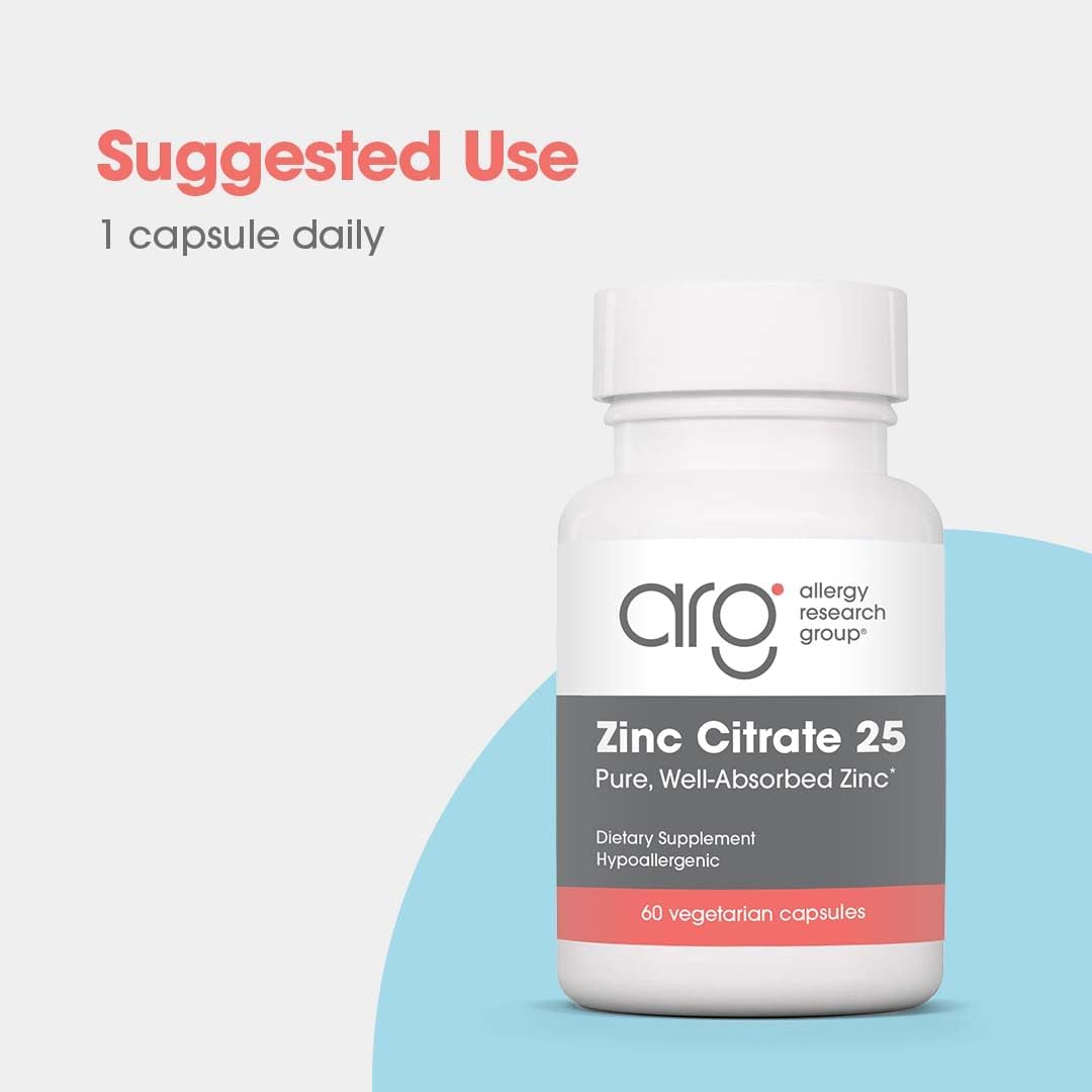 Una cápsula diaria de Zinc Citrate para apoyo general