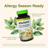 Herbs Etc. Allertonic, etiqueta frontal destacando fórmula sin gluten