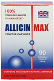 ALLICINMAX Allicin Max en botella, cápsulas vegetales de fácil ingesta diaria.