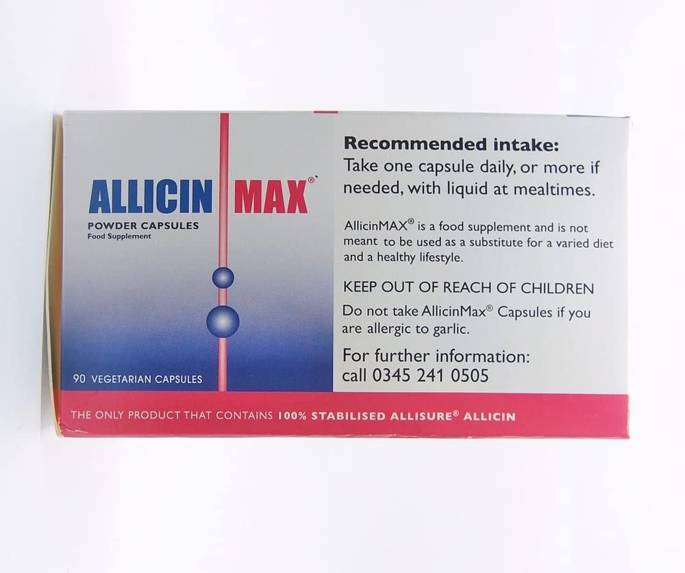 AllicinMax proceso patentado de extracción mantiene estable la alicina