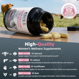 Alliwise 2 Pack - útero de res para equilibrio femenino.