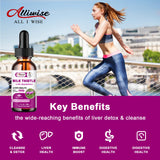 Alliwise dosis diaria en gotas para uso práctico.
