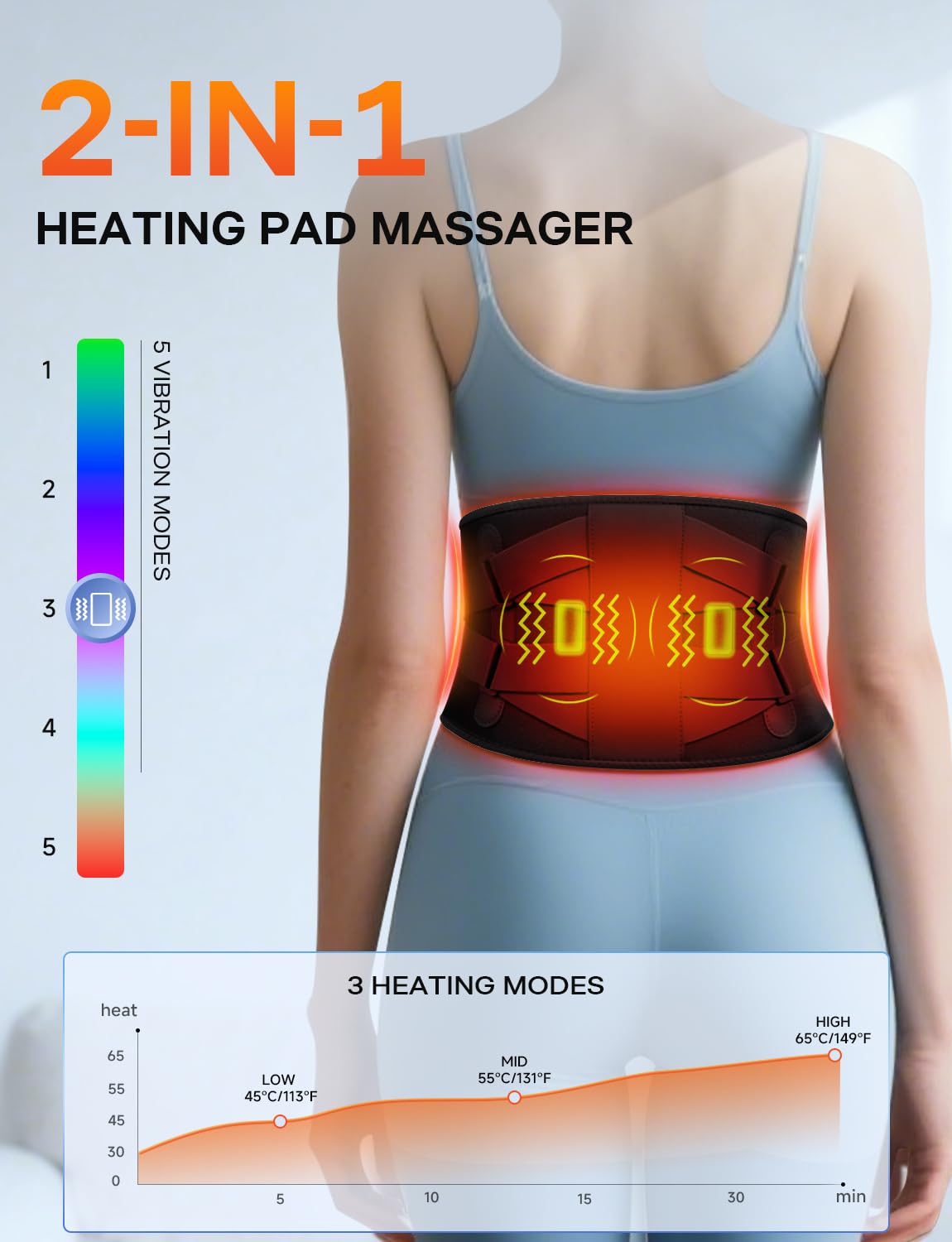 Alljoy correa ajuste 67 pulgadas para adaptarse a diferentes cuerpos.