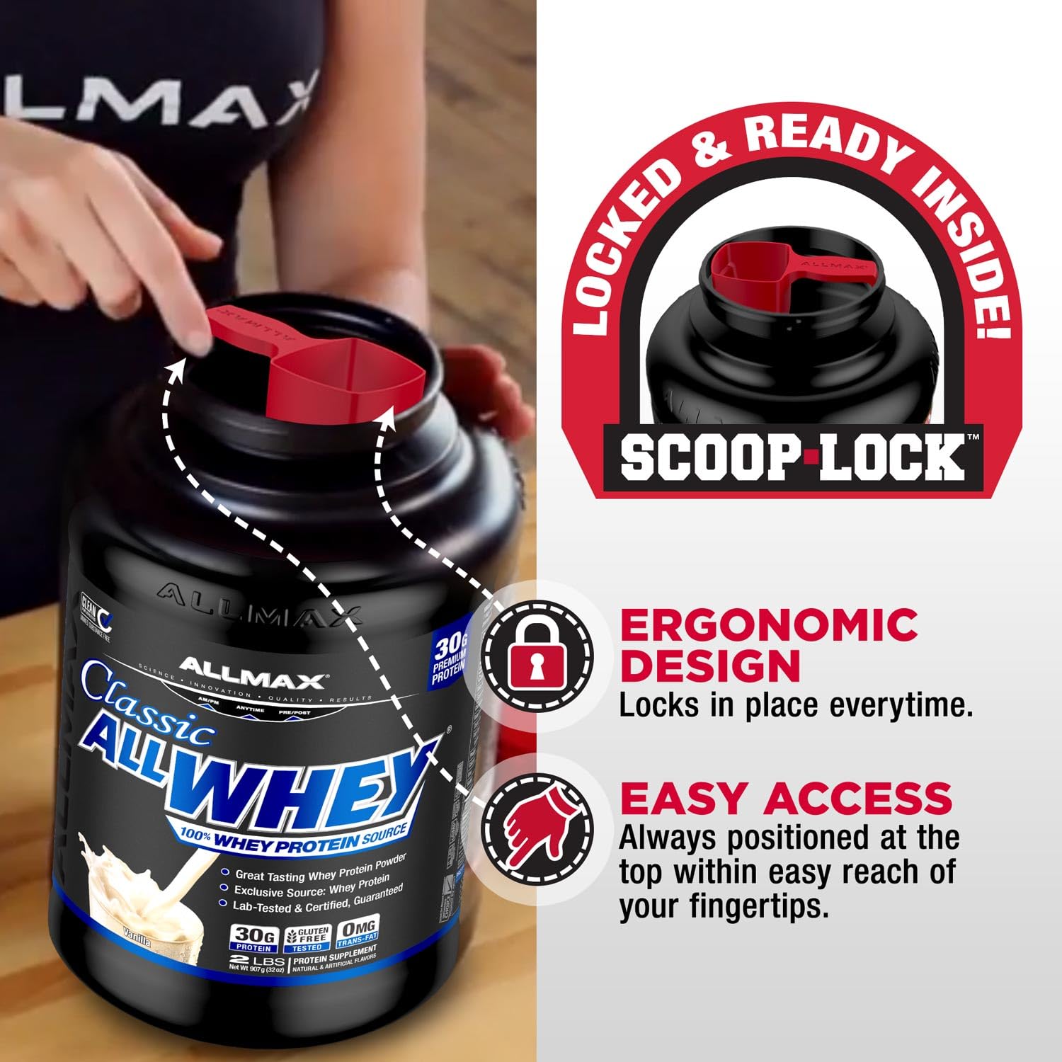 ALLMAX AllWhey etiqueta nutricional para planificar ingesta