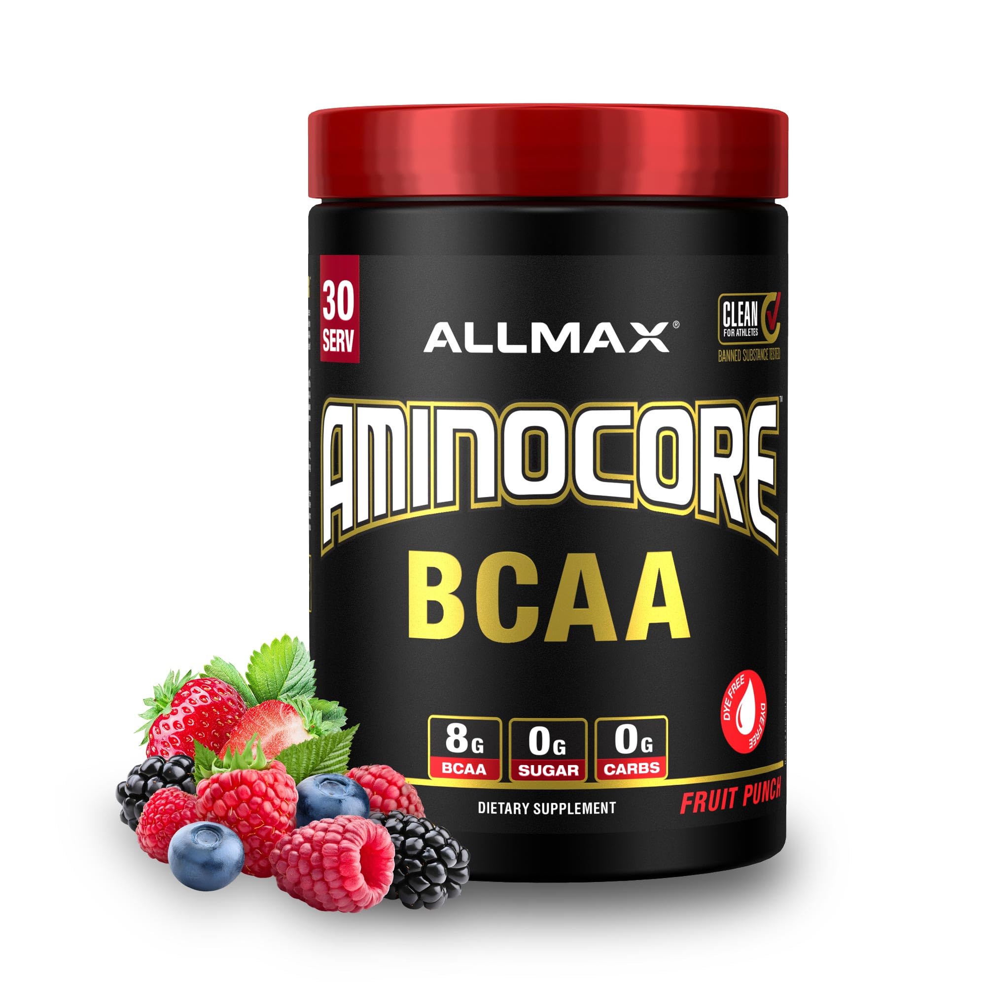 ALLMAX AMINOCORE BCAA polvo medidor para entrenamientos eficientes