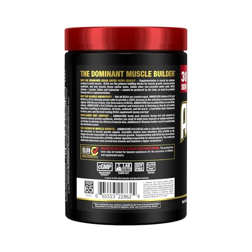 ALLMAX AMINOCORE BCAA proporción 45-30-25 para recuperación y energía