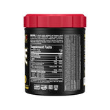 ALLMAX AMINOCORE etiqueta en primer plano con sabor y datos de BCAA