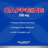 ALLMAX Caffeine: soporte de rendimiento para deportes y entrenamientos