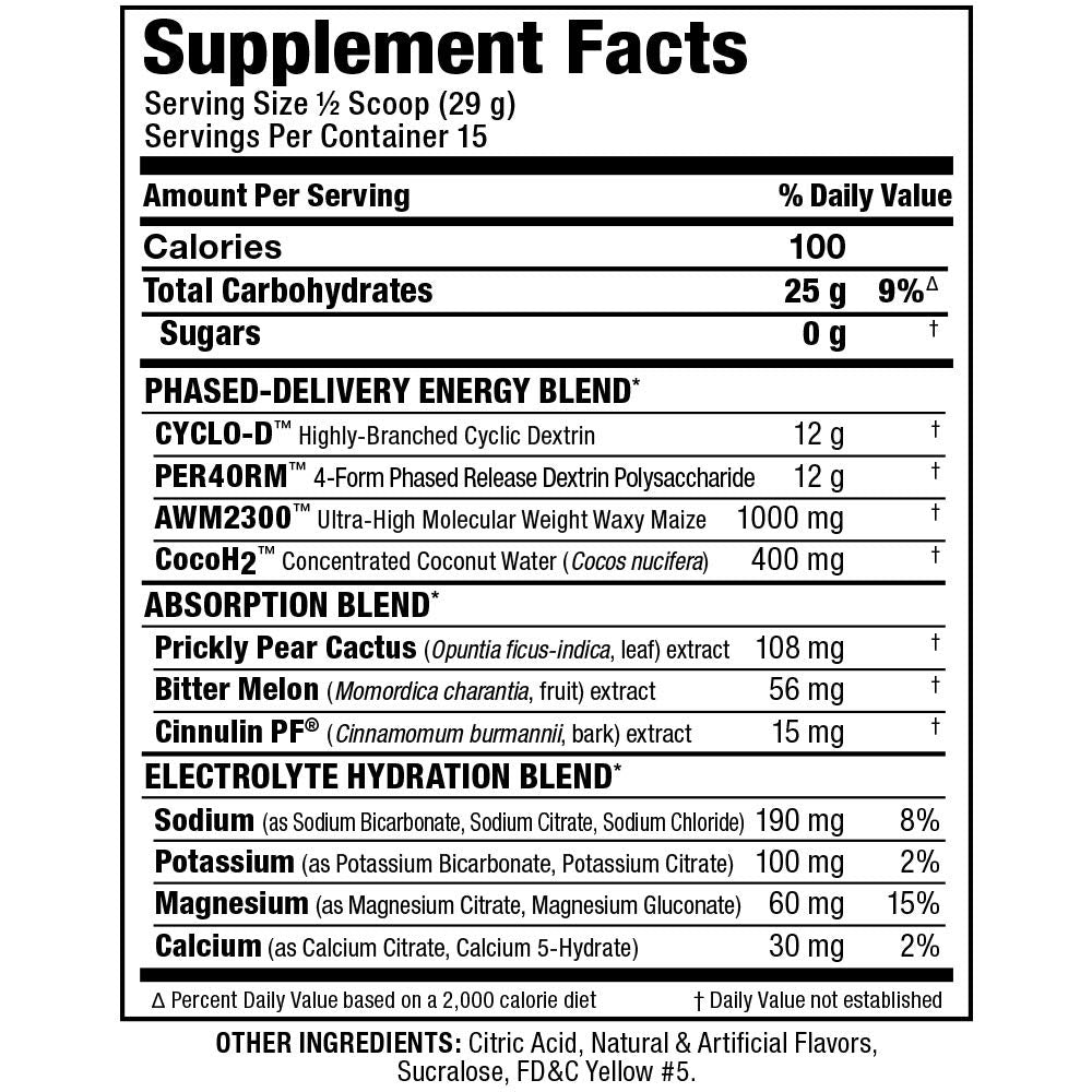 ALLMAX CARBION+ cafeina-natural, energia suave para despertar.
