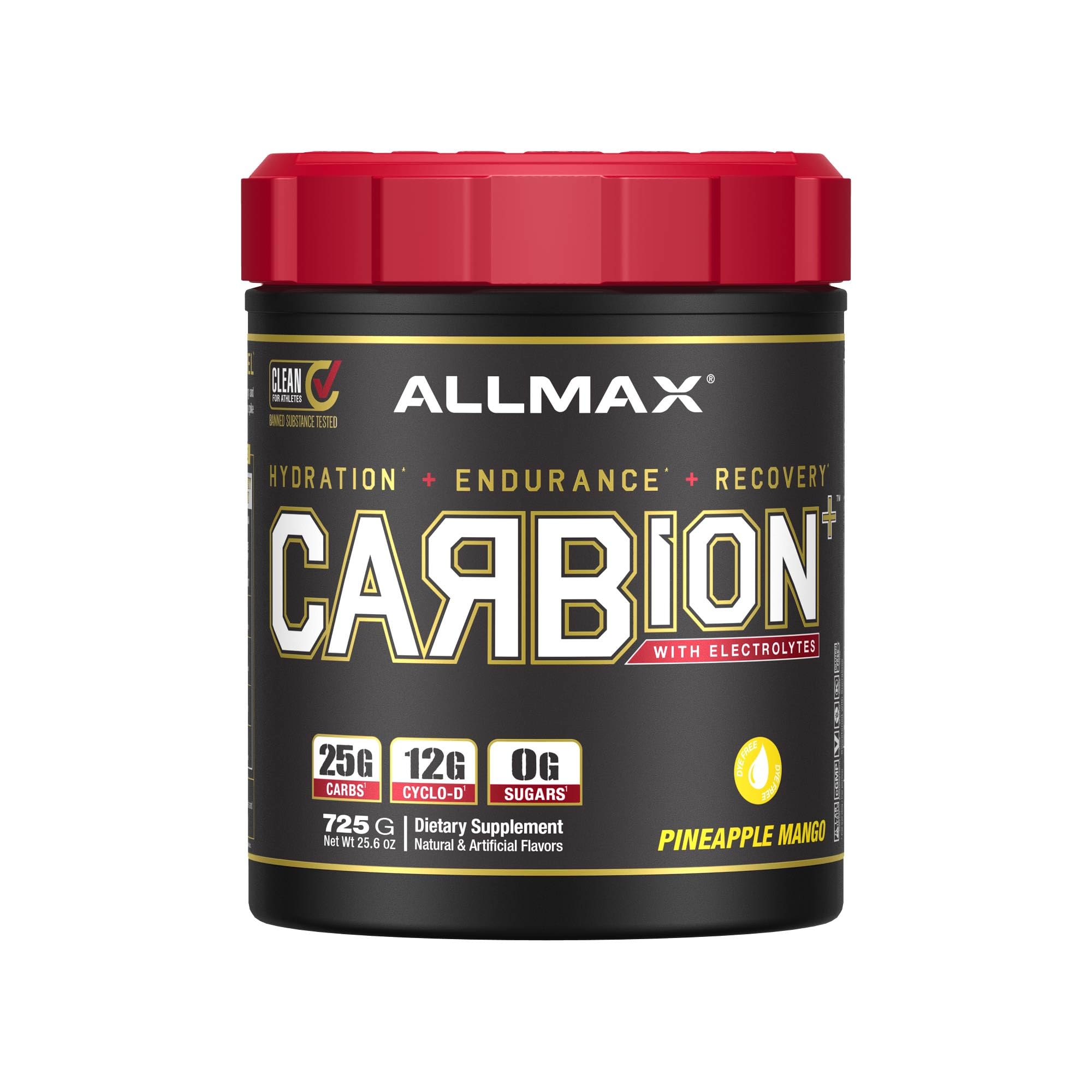 ALLMAX CARBION+ polvo-energia, para entrenamientos diarios.