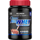 ALLMAX AllWhey chocolate batido en vaso para recuperación muscular