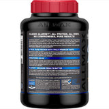 ALLMAX AllWhey sabor chocolate con mantequilla de maní para batidos cremosos.