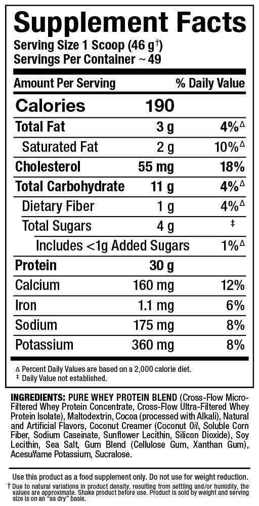 ALLMAX AllWhey Chocolate uso diario para apoyar la ingesta proteica.