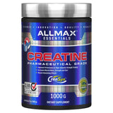 ALLMAX Creatina Monohidrato en envase de 1000 g para uso diario