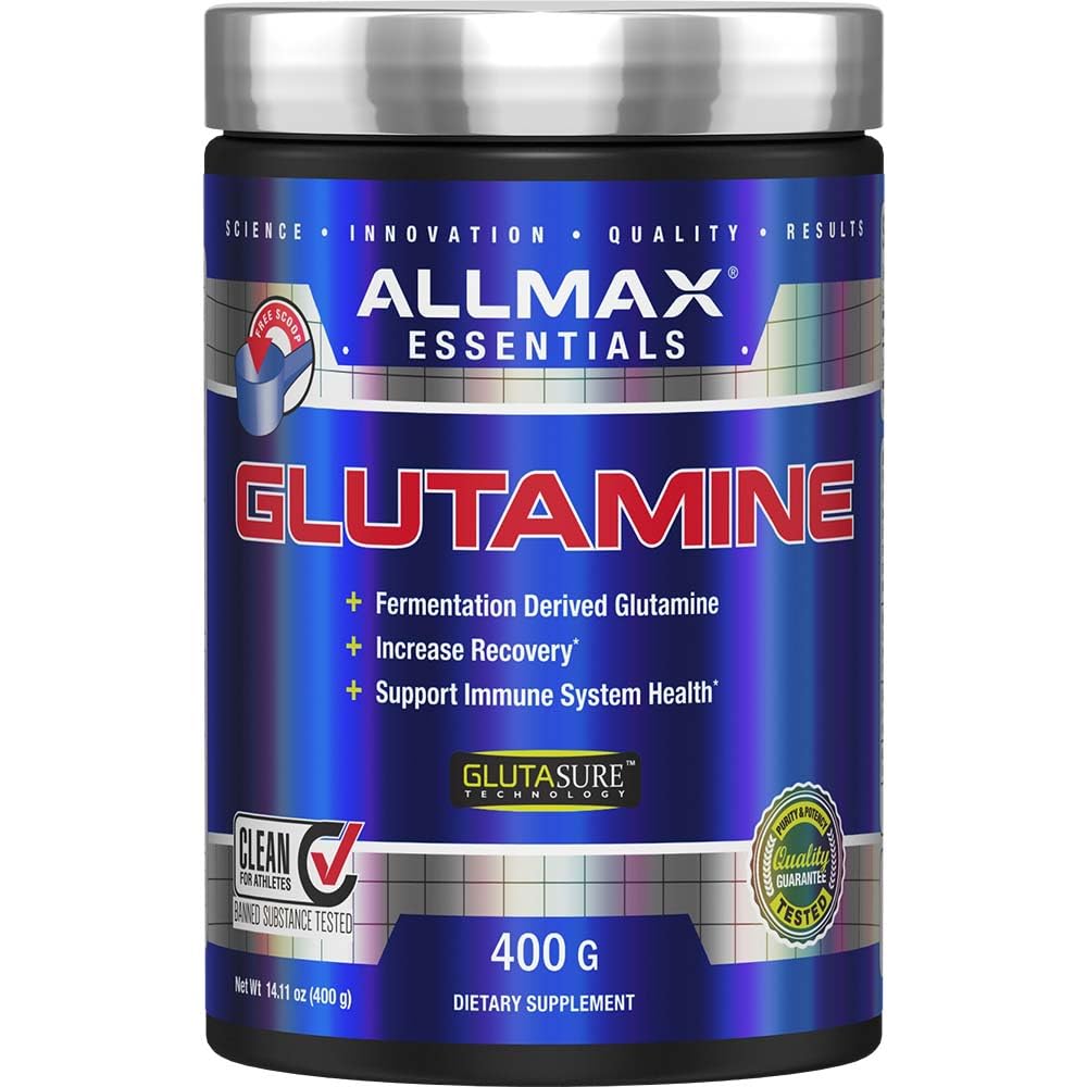 ALLMAX Essentials Arginine HCL en bote para entrenar con mayor enfoque.