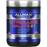 ALLMAX Essentials Citrulline Malate 2:1, presentación atractiva para entrenar con energía sostenida.