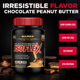 ALLMAX ISOFLEX cuchara de medición para batido rápido y limpio.