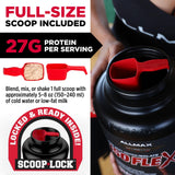 ALLMAX Isoflex etiqueta nutricional muestra pureza y ausencia de gluten.