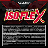 ALLMAX Isoflex Rendimiento Lean complemento proteico para apoyar la masa magra.