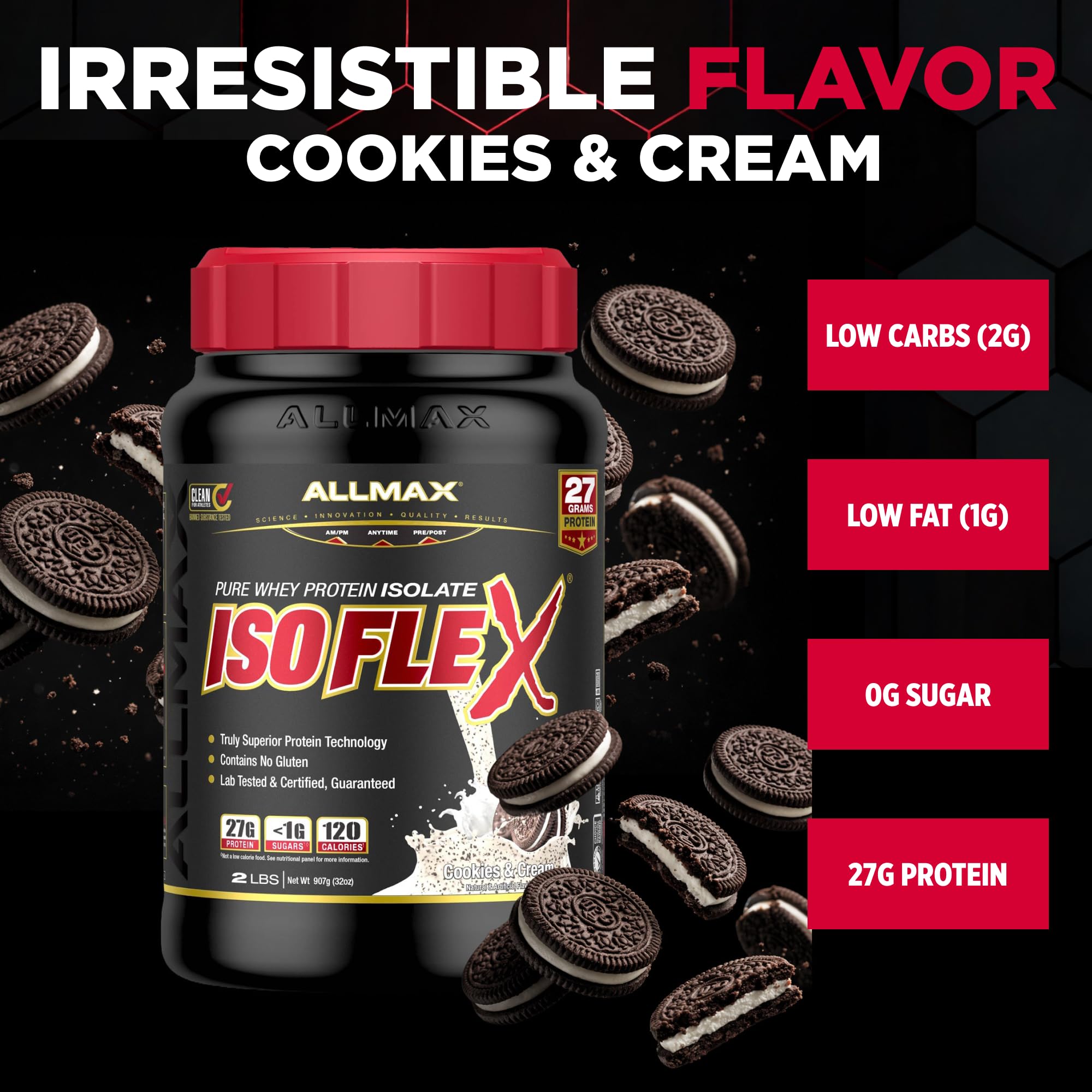 ALLMAX Isoflex textura cremosa facilita mezclar batidos tras entrenamiento