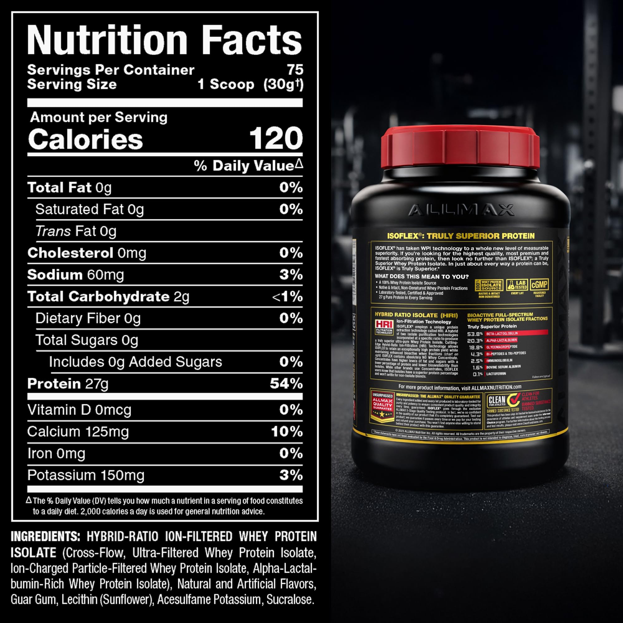 ALLMAX Isoflex Uso Diario batidos rápidos tras entrenar.