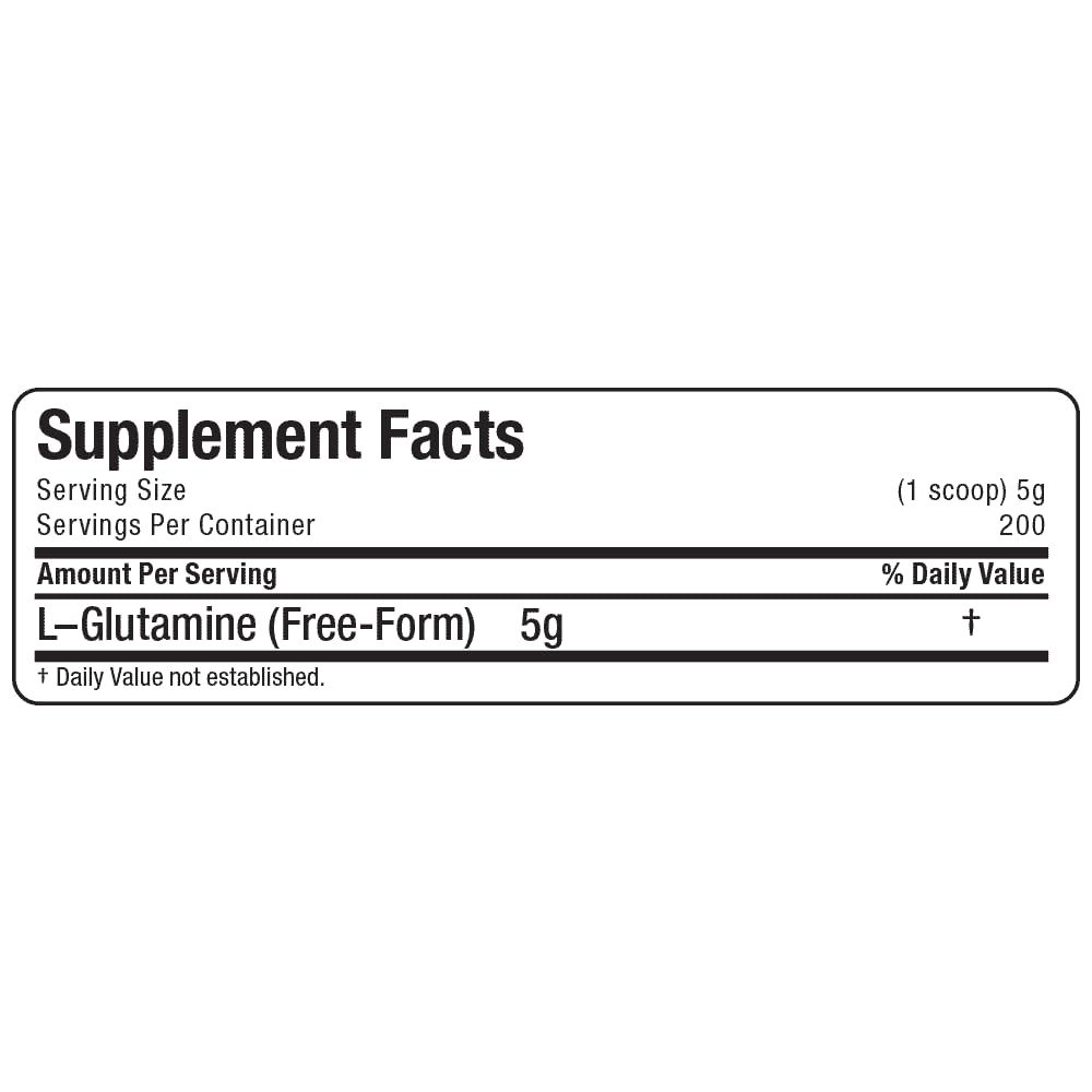ALLMAX L-Glutamina, uso diario fácil y conveniente