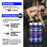 ALLMAX L-Glutamina batido rápido con textura suave