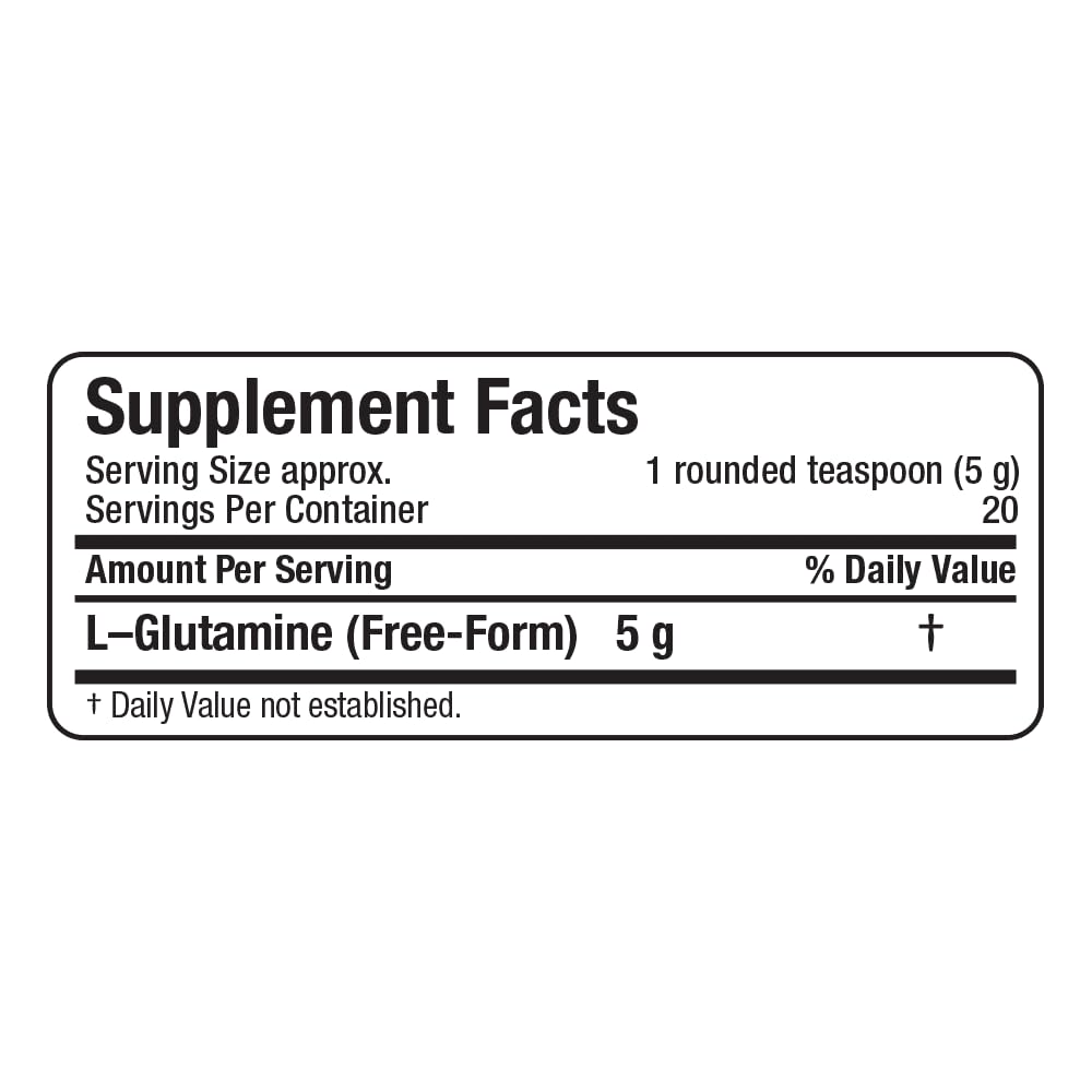 ALLMAX L-Glutamina uso diario, sin sabores para combinar