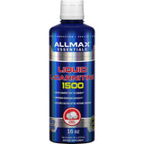 ALLMAX Líquido L-Carnitina 1500 mg, botella Fruta Punch para energía sostenida durante el entrenamiento.