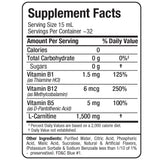 ALLMAX L-Carnitina líquida con sabor arándano azul, opción sabrosa para apoyo diario.