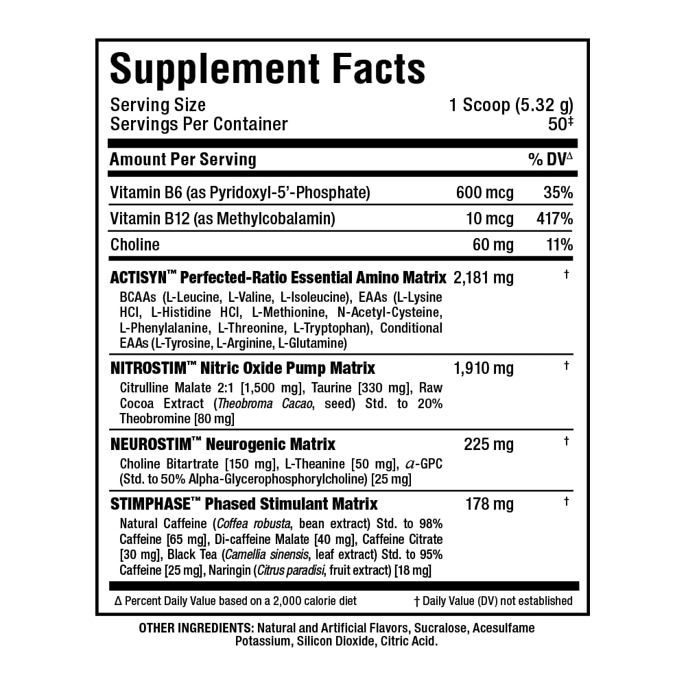 ALLMAX MusclePrime, bote en mesa, opción de pre-entrenamiento lista para usar.