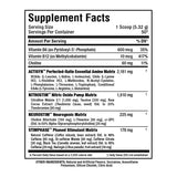 ALLMAX MusclePrime, bote en mesa, opción de pre-entrenamiento lista para usar.