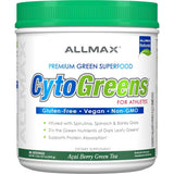 ALLMAX Naturals CytoGreens: bote frontal para empezar el día con energía.