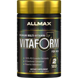 ALLMAX Vitaform frente al frasco, apoyo diario para hombres activos