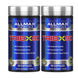 ALLMAX TRIBX90 cápsulas en empaque, para entrenamientos consistentes.