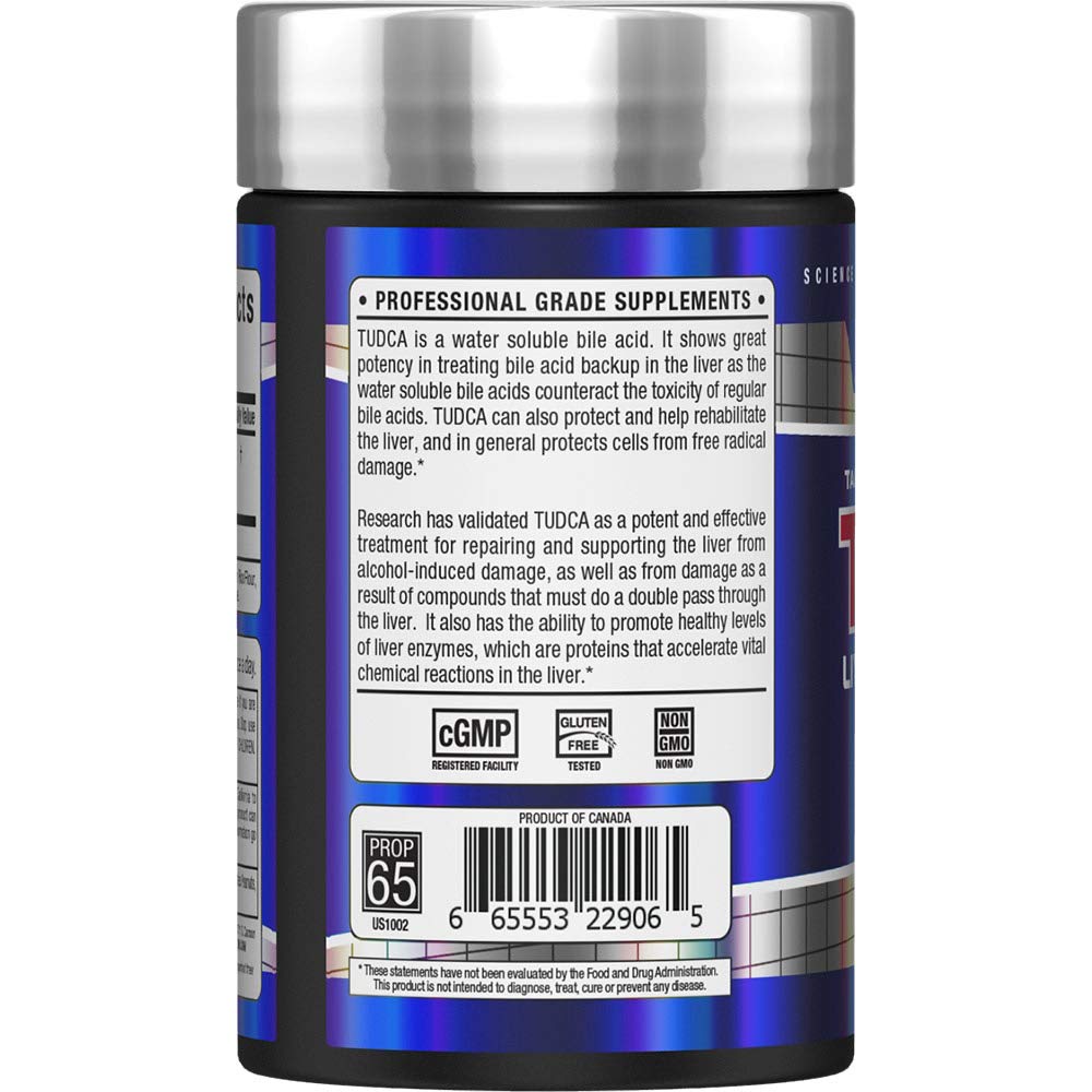 ALLMAX TUDCA+ cápsulas primer plano, uso diario potencial
