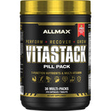 ALLMAX Vitastack, interior blister con tabletas para suplementación diaria.