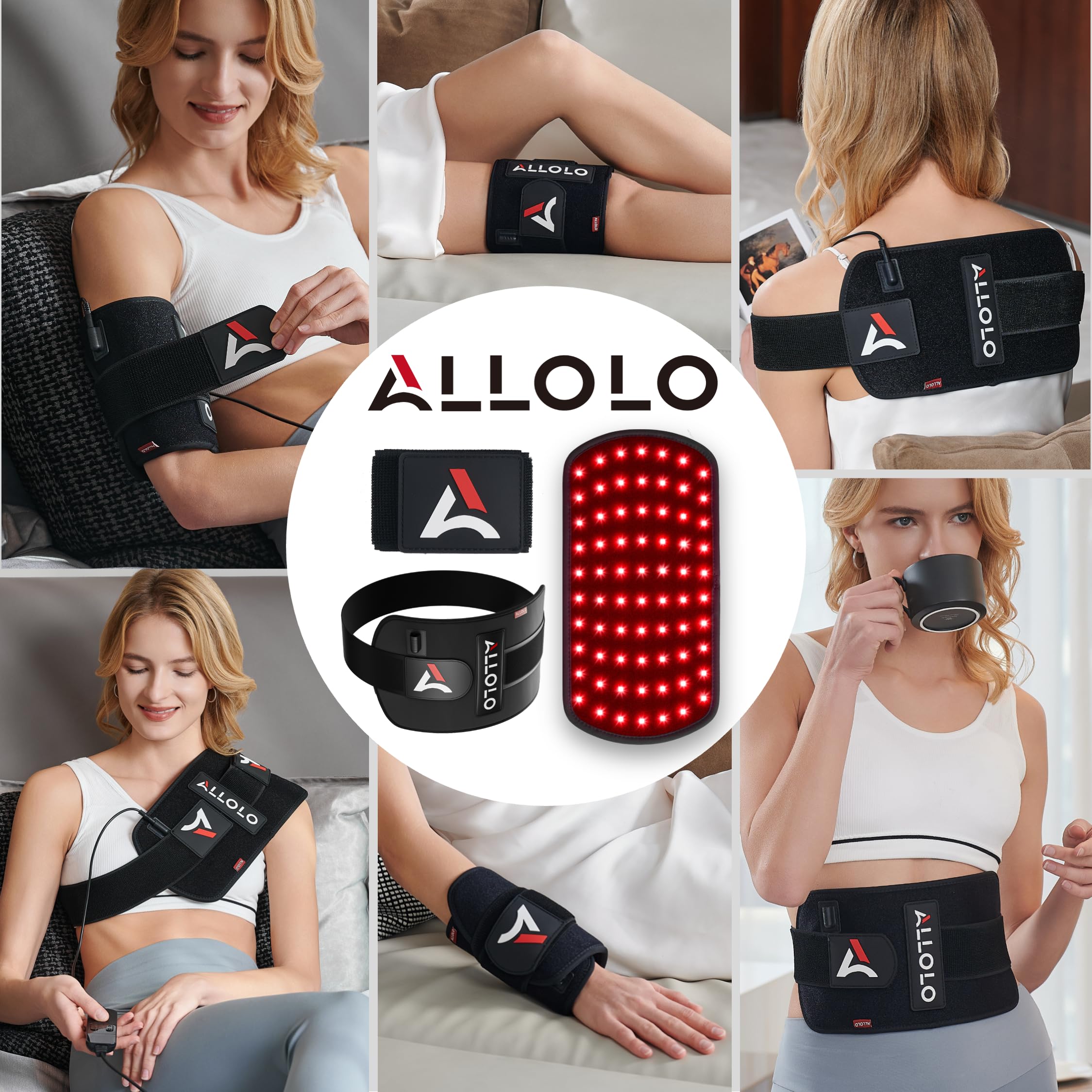 ALLOLO usos múltiples para espalda, abdomen, hombros