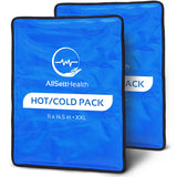AllSett Health bolsa-hielo-xl-11x14-2-pack para alivio localizado y cobertura amplia.