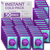 AllSett Health bolsas fría instantánea 6x5, 50 unidades para alivio rápido