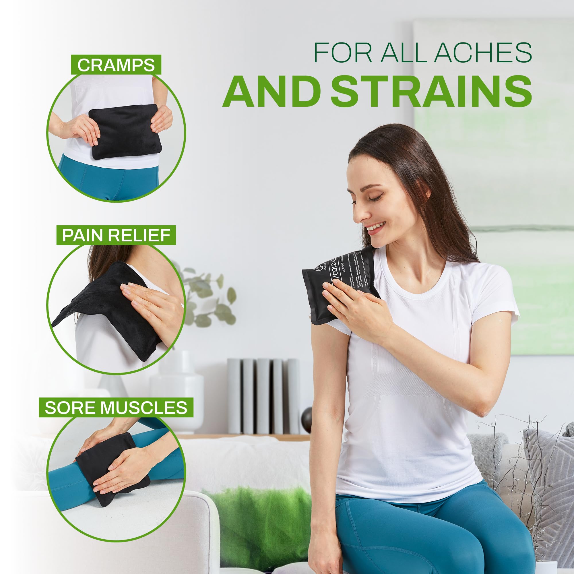 AllSett Health bolsas hielo para lesiones y recuperación diaria