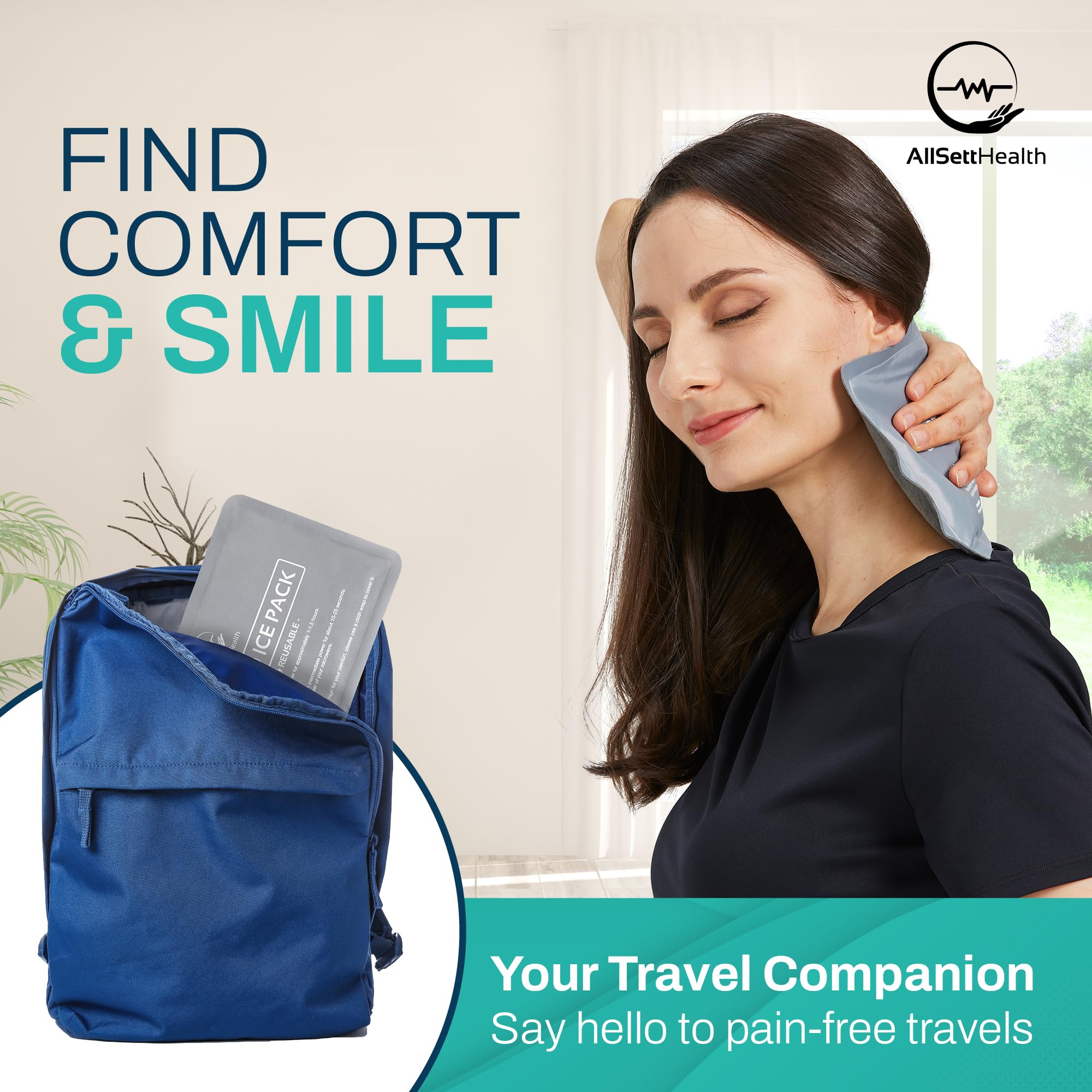 AllSett Health diseño ergonómico para lesiones en distintas zonas.