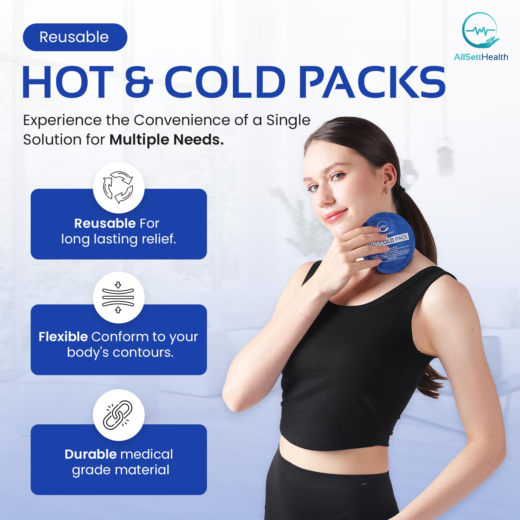 AllSett Health diseño resistente a fugas para uso duradero.