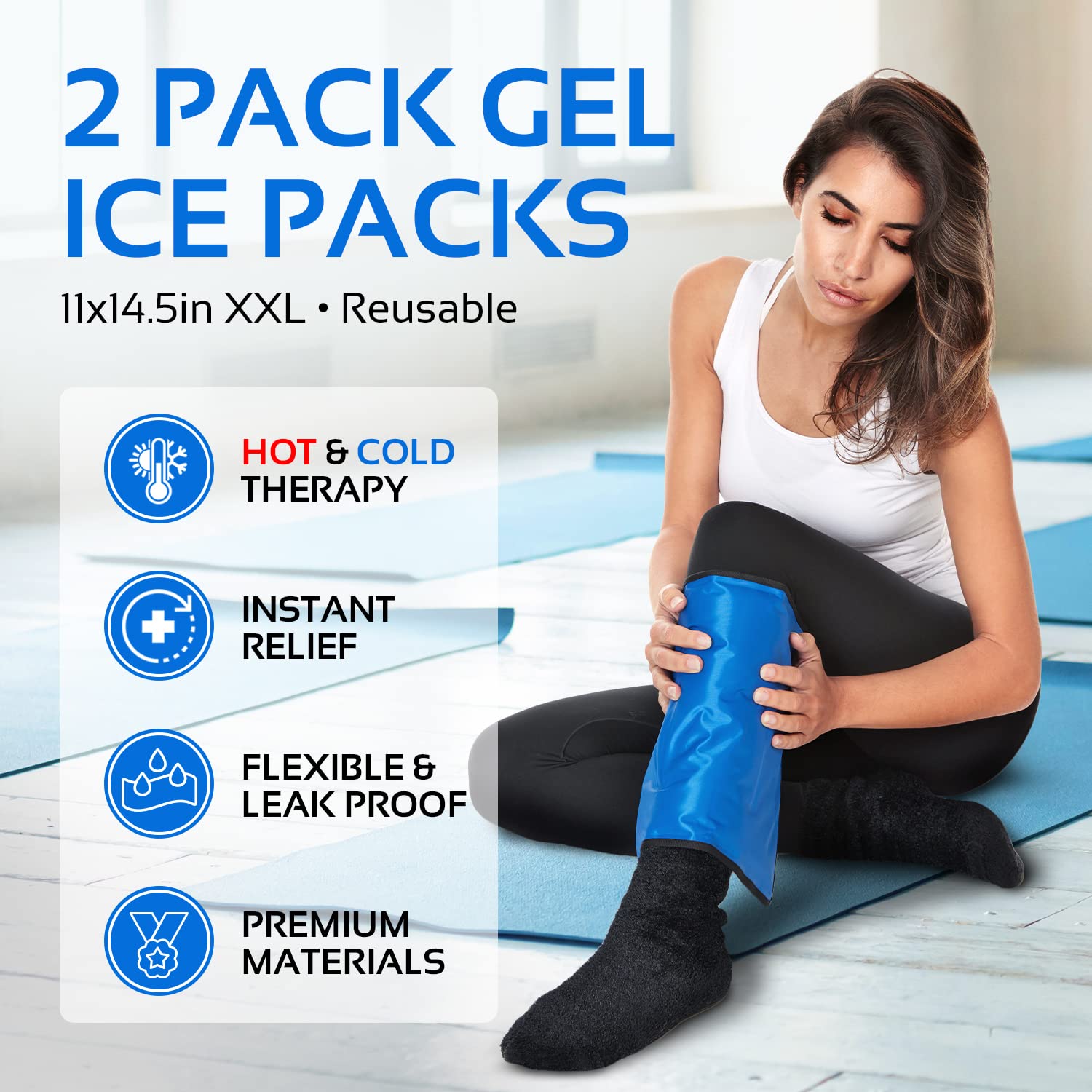 AllSett Health gel-medico-alta-calidad para terapias frías y calientes.