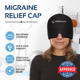 AllSett Health Migraine Relief Cap uso calor suave para comodidad