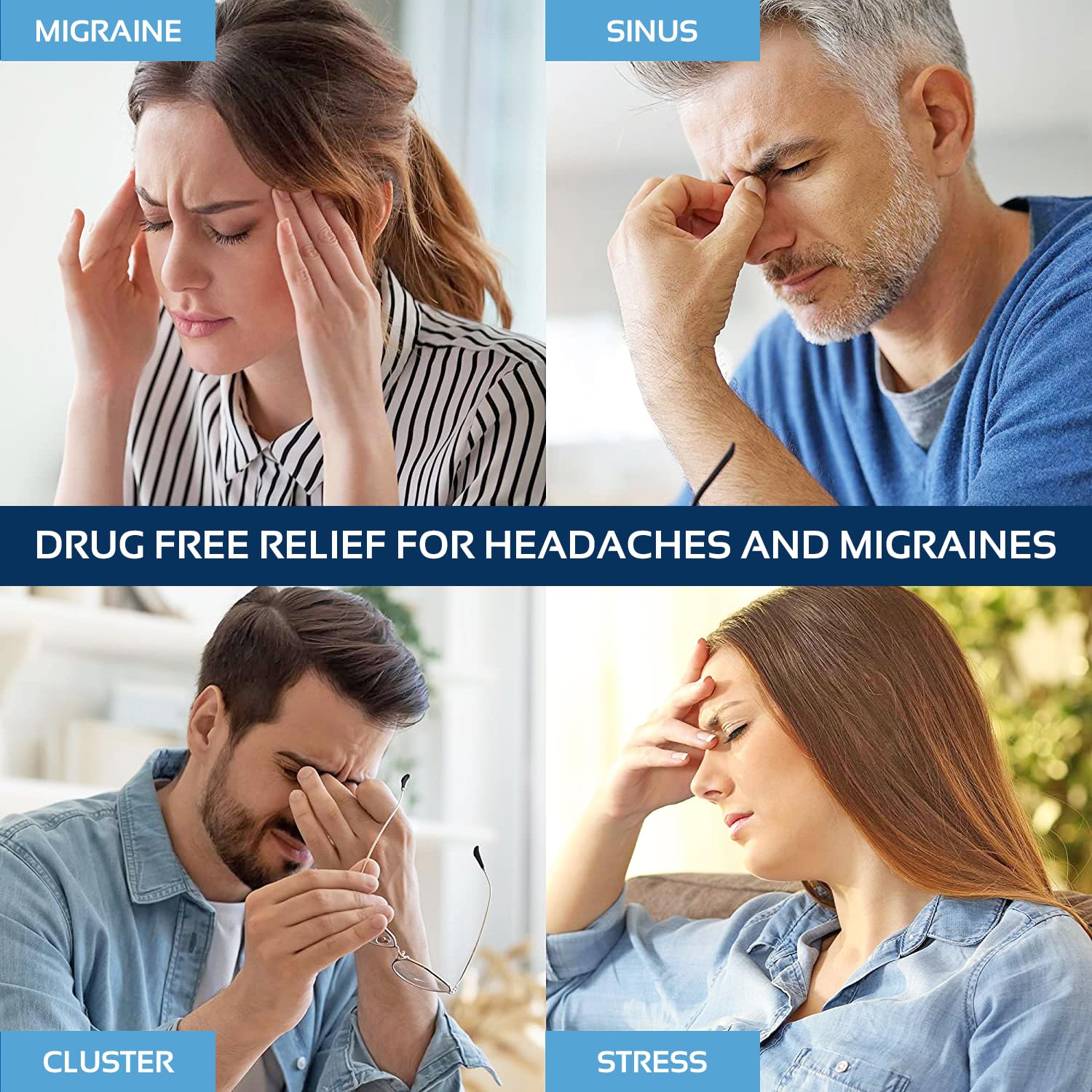 AllSett Health Migraine Relief Cap en negro combina con tu estilo