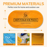 AllSett Health pack de enfriamiento para lonchera en color naranja