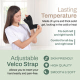 AllSett Health Muñeca cierre Velcro: ajuste seguro para cualquier mano.