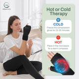AllSett Health Muñeca gel flexible: confort duradero incluso tras congelar.