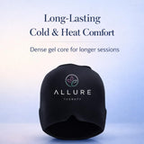Allure Therapy Migraine Relief Cap compresión 360 sin correas para comodidad
